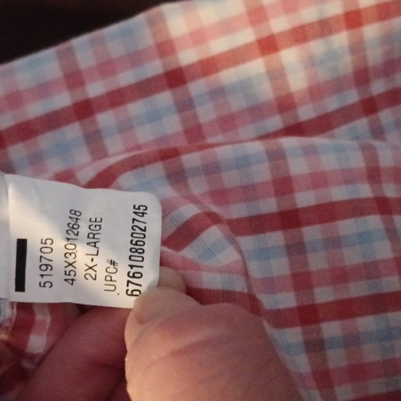 IZOD PREMIUM ESSENTIALS, MENS BUTTON UP, LONG SLEEVE, SIZE 2XL. - Picture 5 of 5